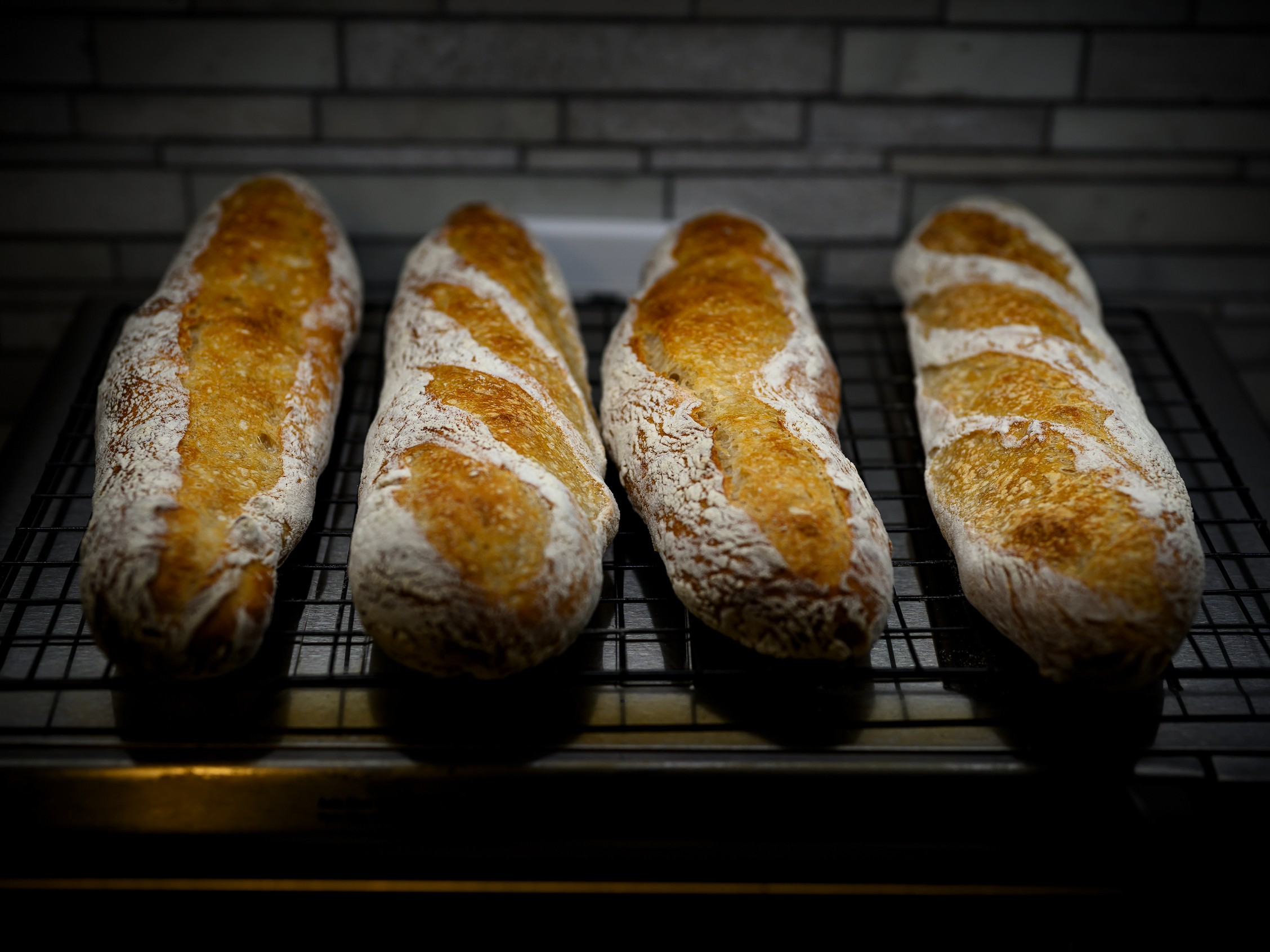 Golden Arcs — sourdough bake